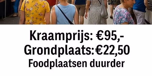 Jaarmarkt Bloemendaal NH Volgeboekt — markt-eten in Haarlem
