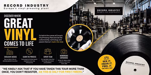 RECORD INDUSTRY TOUR in Haarlem