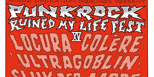 Punkrock Ruined My Life Fest 2026 | Patronaat Haarlem in Haarlem