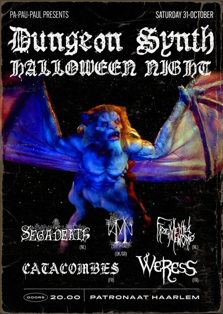 dungeon synth halloween night in Haarlem