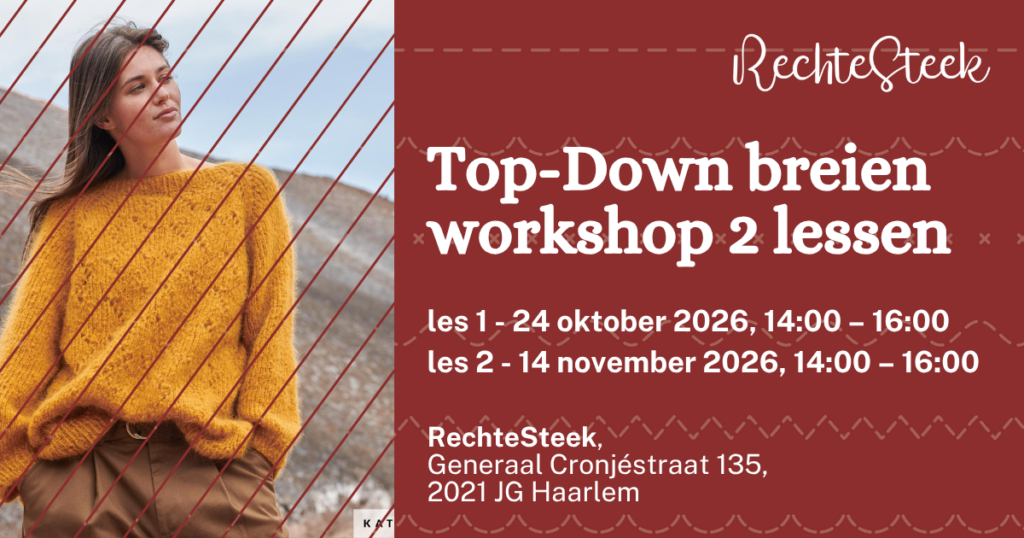 Uittip van de week: Top-Down breien workshop 2 lessen