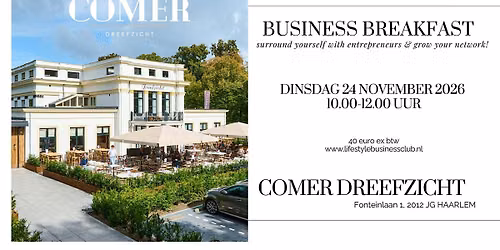 Business Breakfast Restaurant Comer Haarlem in Haarlem