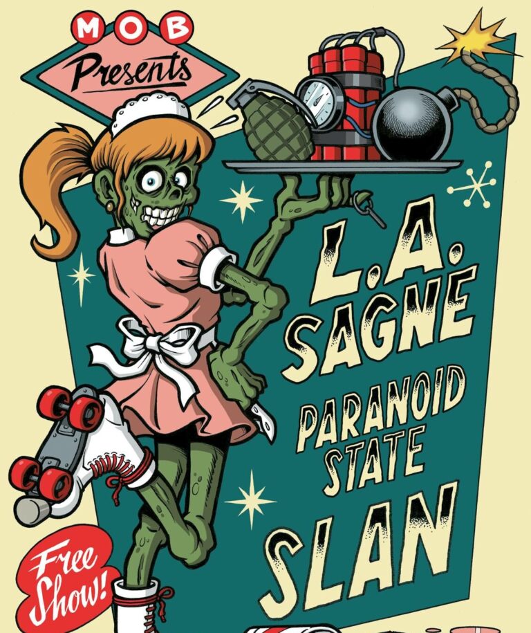 MOB Presents: La Sagne + Paranoid State + Slan — Muziek in Haarlem
