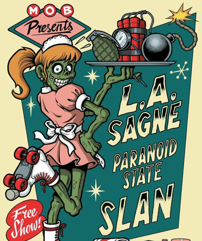 MOB Presents: La Sagne + Paranoid State + Slan in Haarlem