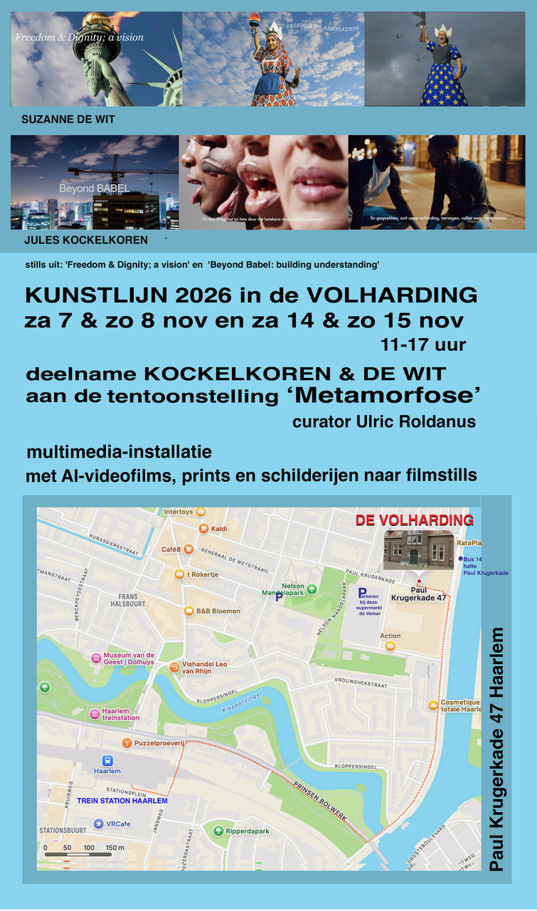 Kunstlijn Haarlem: tentoonstelling ‘Metamorfose’ — museum-expo in Haarlem